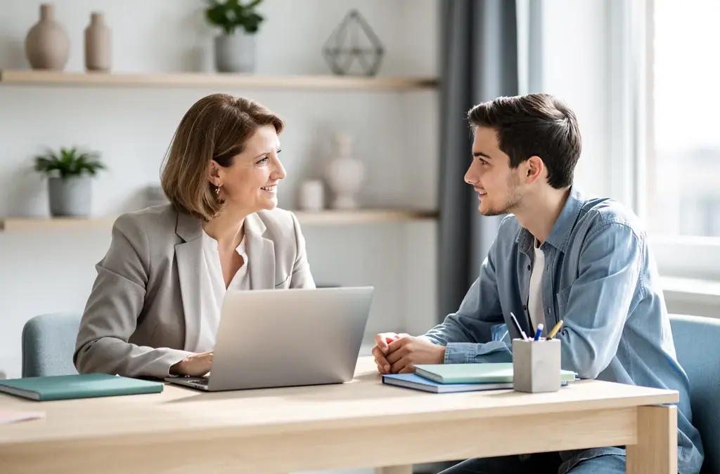 Mitarbeiter der Agentur für Arbeit beraten Arbeitsuchende und vermitteln Jobs