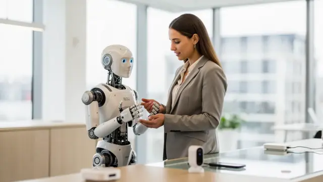 Moderne Arbeitswelt mit Digitalisierung und Flexibilität durch Arbeit 4.0 erklärt