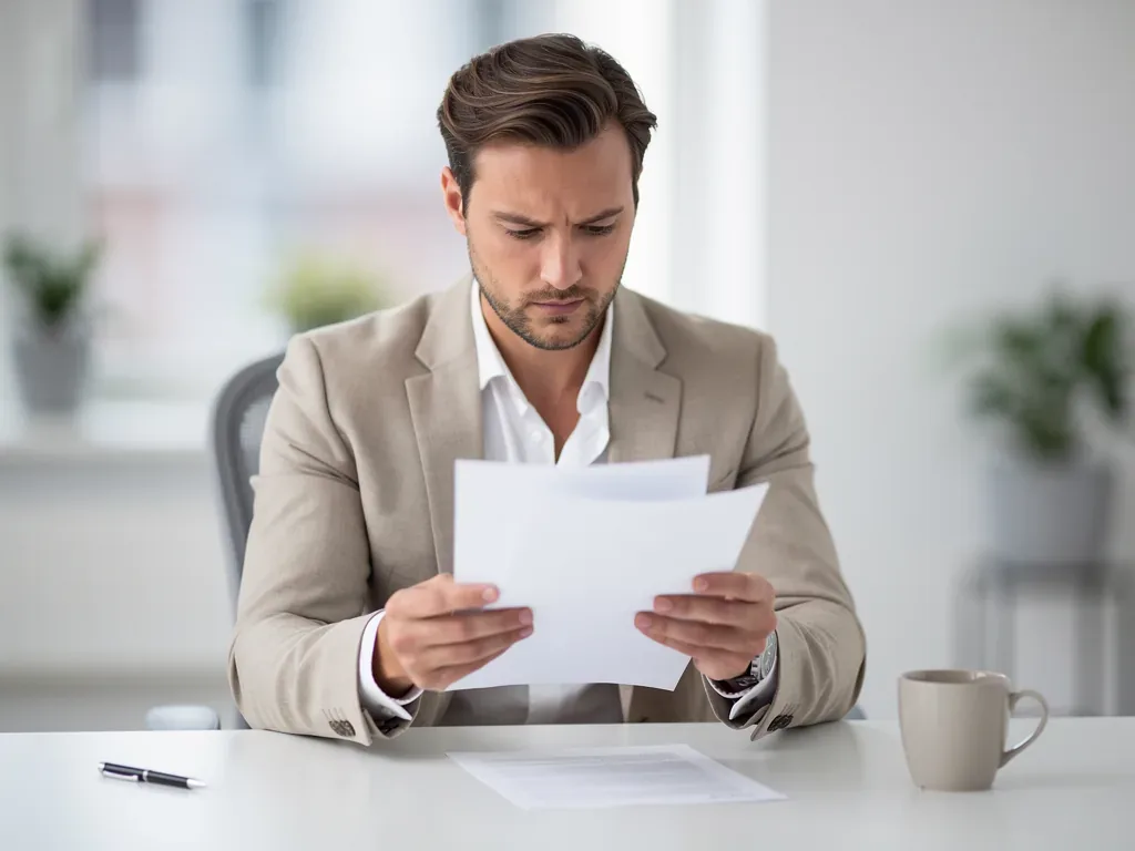 Arbeitsvertrag mit Markierungen auf wichtigen Klauseln zur besseren Rechtssicherheit verstehen