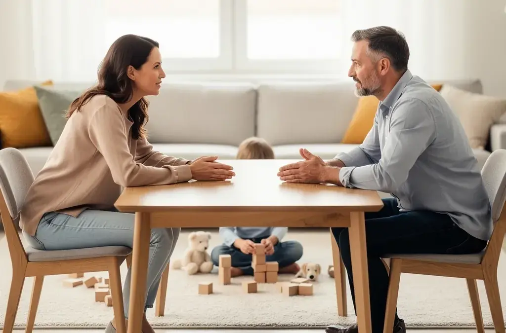 Eltern besprechen gemeinsam den Wohnsitz des Kindes bei geteiltem Aufenthaltsbestimmungsrecht
