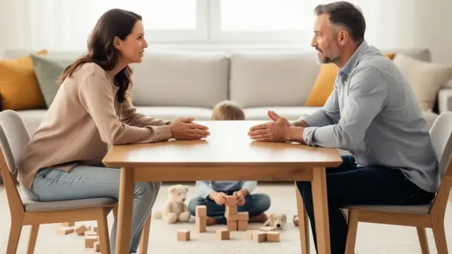 Eltern besprechen gemeinsam den Wohnsitz des Kindes bei geteiltem Aufenthaltsbestimmungsrecht