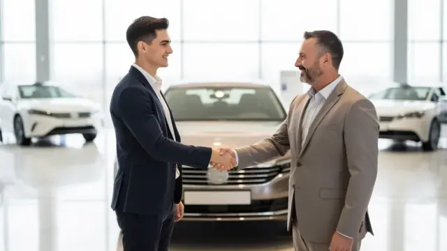 Moderner PKW auf Straße symbolisiert Autoleasing erklärt Kosten Vorteile Ablauf