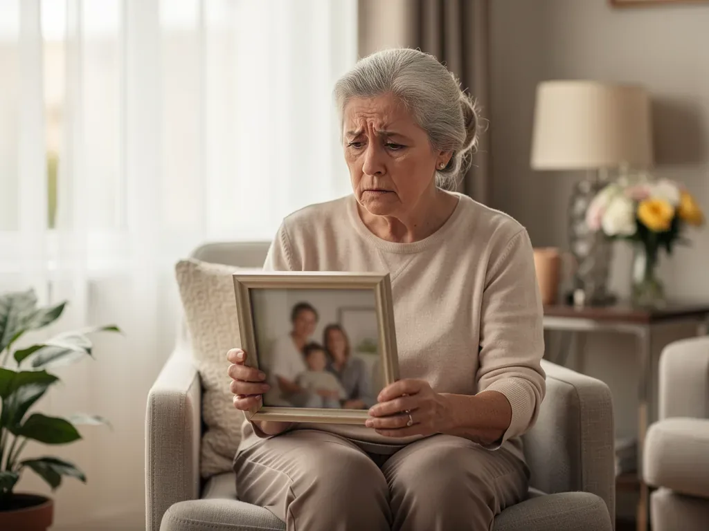 Seniorin im betreuten Wohnen informiert sich über Rechte bei Eigenbedarfskündigung