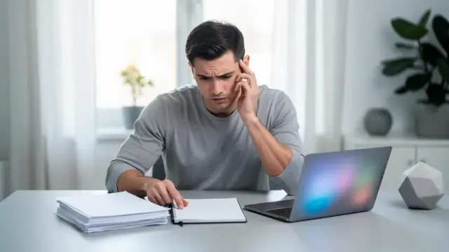 Person analysiert Datenlecks Schadensersatz Vergleich am Laptop für Entschädigung