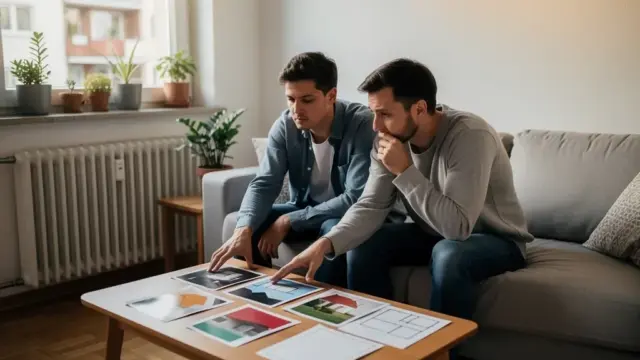 Wohnhaus in Deutschland symbolisiert niedrige Eigentumsquote und Mietkultur im Land