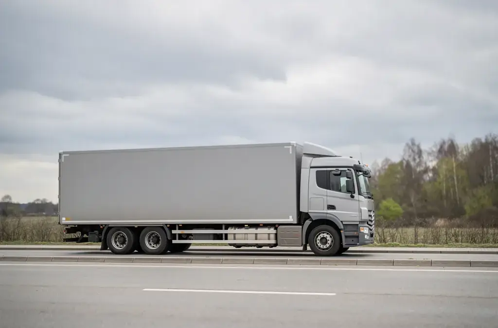 Lkw mit Anhänger bei Fahrverbot an Sonn- und Feiertagen auf der Autobahn