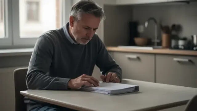 Ehepaar berät sich zu Unterhaltsregelungen im Familienrecht bei Trennung
