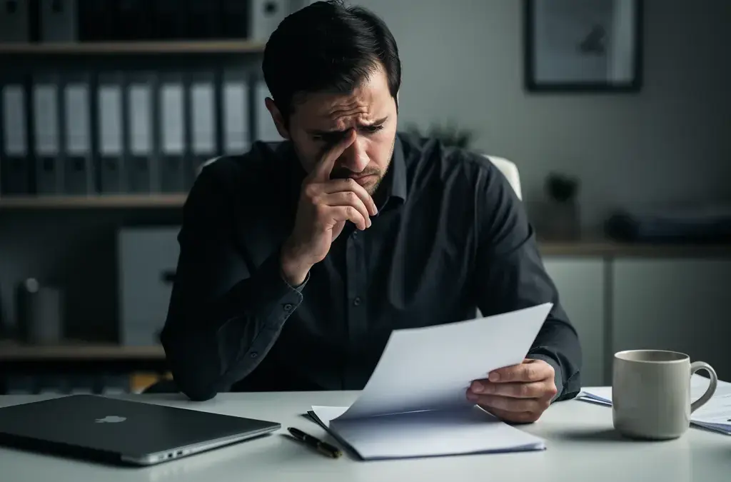 Mitarbeiter informieren sich über Rechte und Pflichten bei Firmeninsolvenz und Arbeitsplatzsicherung