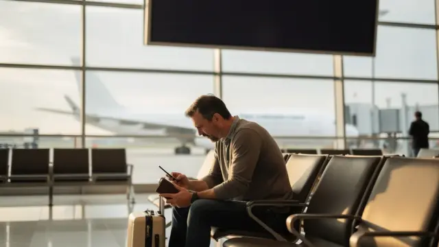 Fluggäste informieren sich über Rechte und Entschädigung bei Flug Verspätung USA