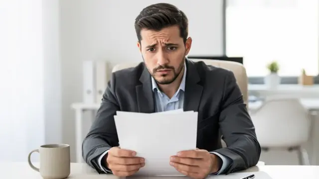 Mitarbeiter prüft Fortbildungskosten Rückzahlung nach Kündigung im Arbeitsvertrag