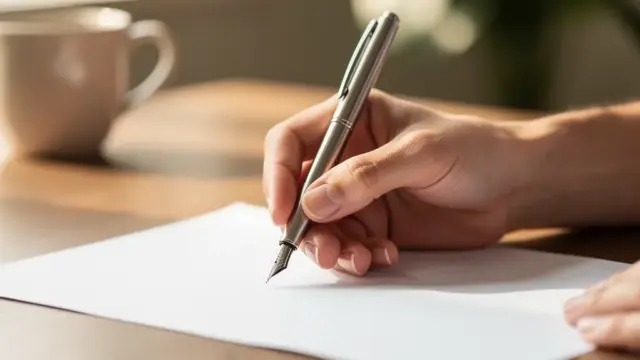 Handschriftliches Testament mit eigenhändiger Unterschrift und wichtigen Formvorgaben