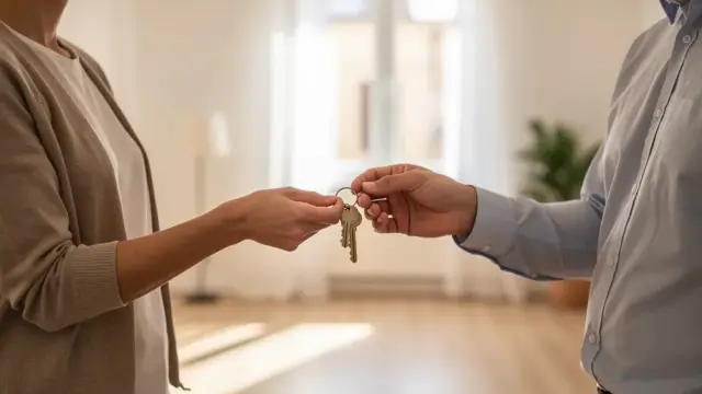 Mieter bei Wohnungsübergabe prüfen Kautionsrückzahlung und Vertragsdetails genau