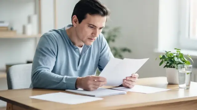 Formular für Krankengeld beantragen mit Arbeitsunfähigkeitsbescheinigung und Stift auf Holztisch