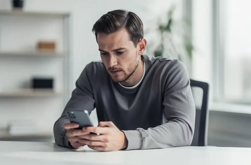 Arbeitnehmer mit Kündigung wegen unbedachter Social Media Posts im Büro