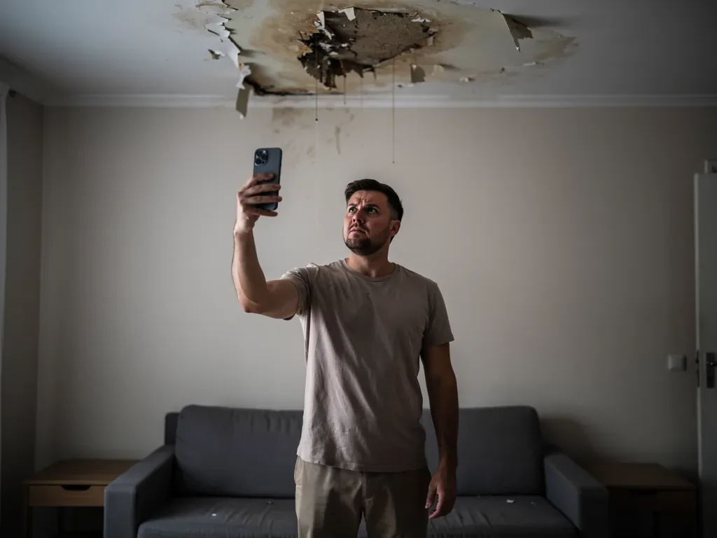 Mieter dokumentieren Mängel in der Wohnung bei nicht behobenen Reparaturen und Fristen