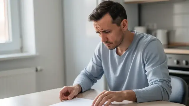 Mieter überprüft schriftliche Begründung einer ungültigen Mieterhöhung ohne Grund