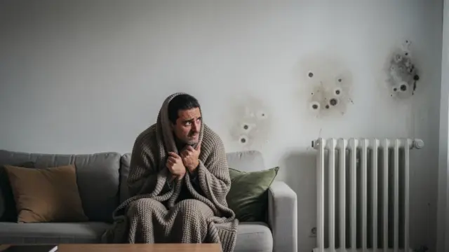 Vermieter und Mieter besprechen Mietminderung wegen Nutzungseinschränkung der Wohnung