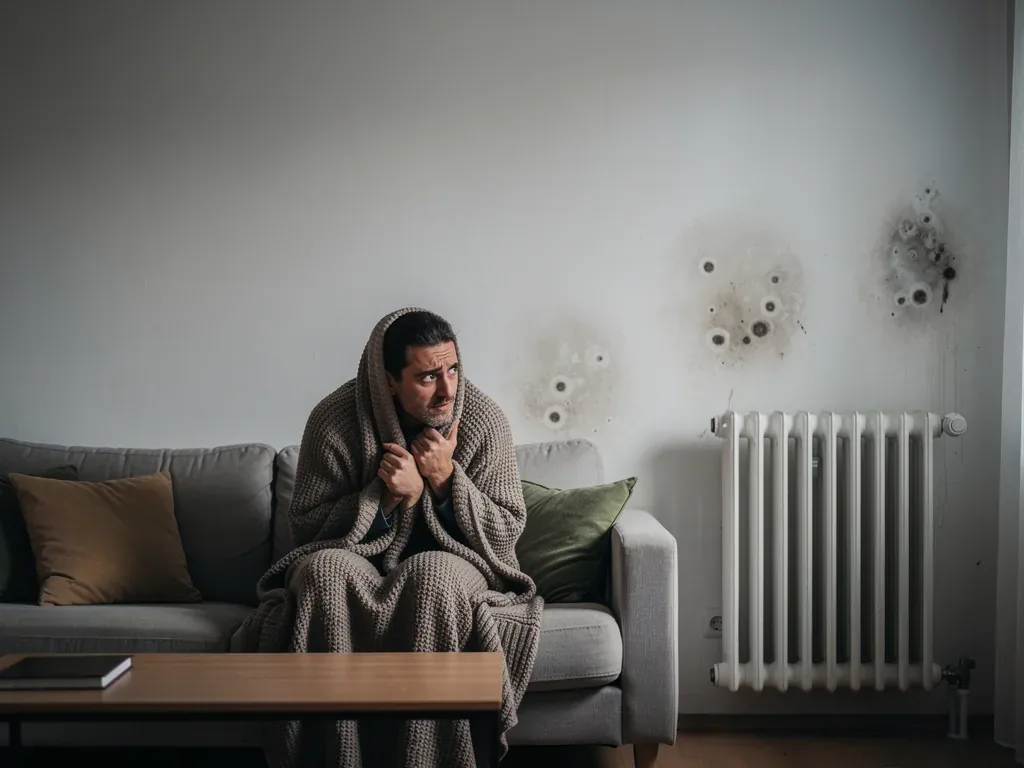 Vermieter und Mieter besprechen Mietminderung wegen Nutzungseinschränkung der Wohnung