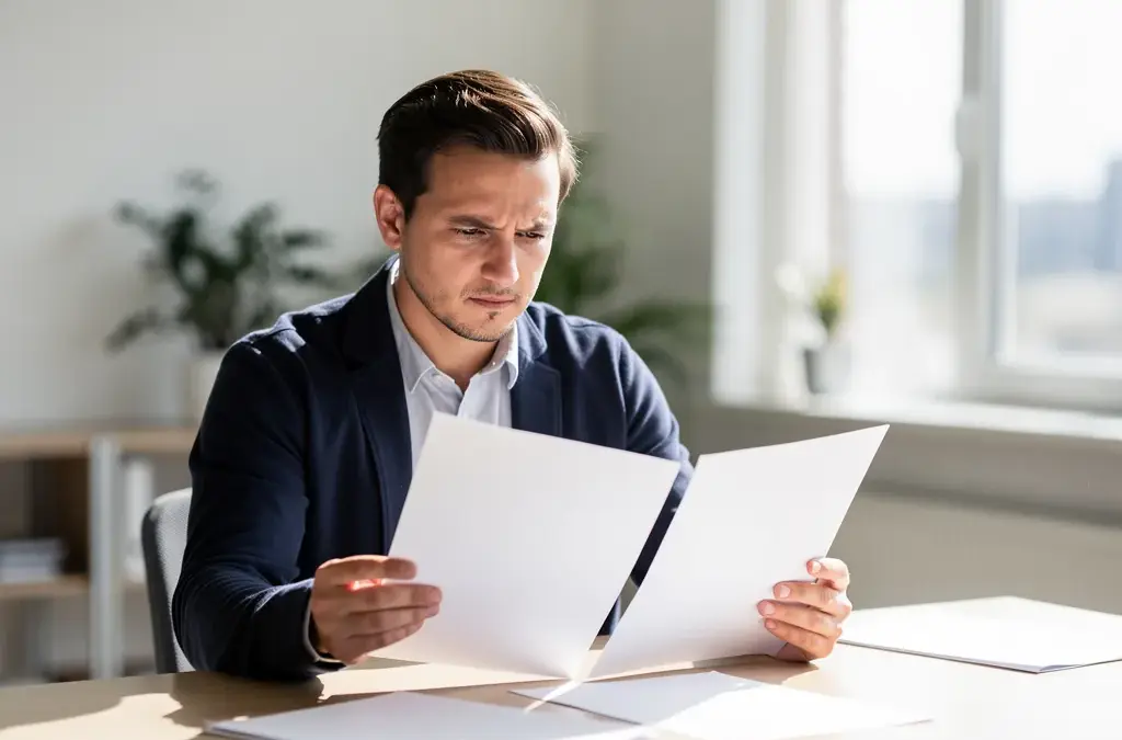Mitarbeiter erhält qualifiziertes Arbeitszeugnis mit Bewertung von Leistung und Verhalten