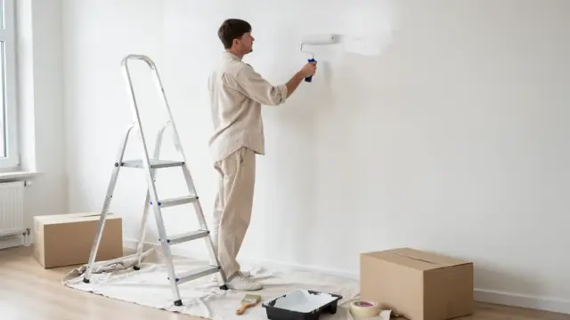 Illustration zum Thema Schönheitsreparaturen Auszug