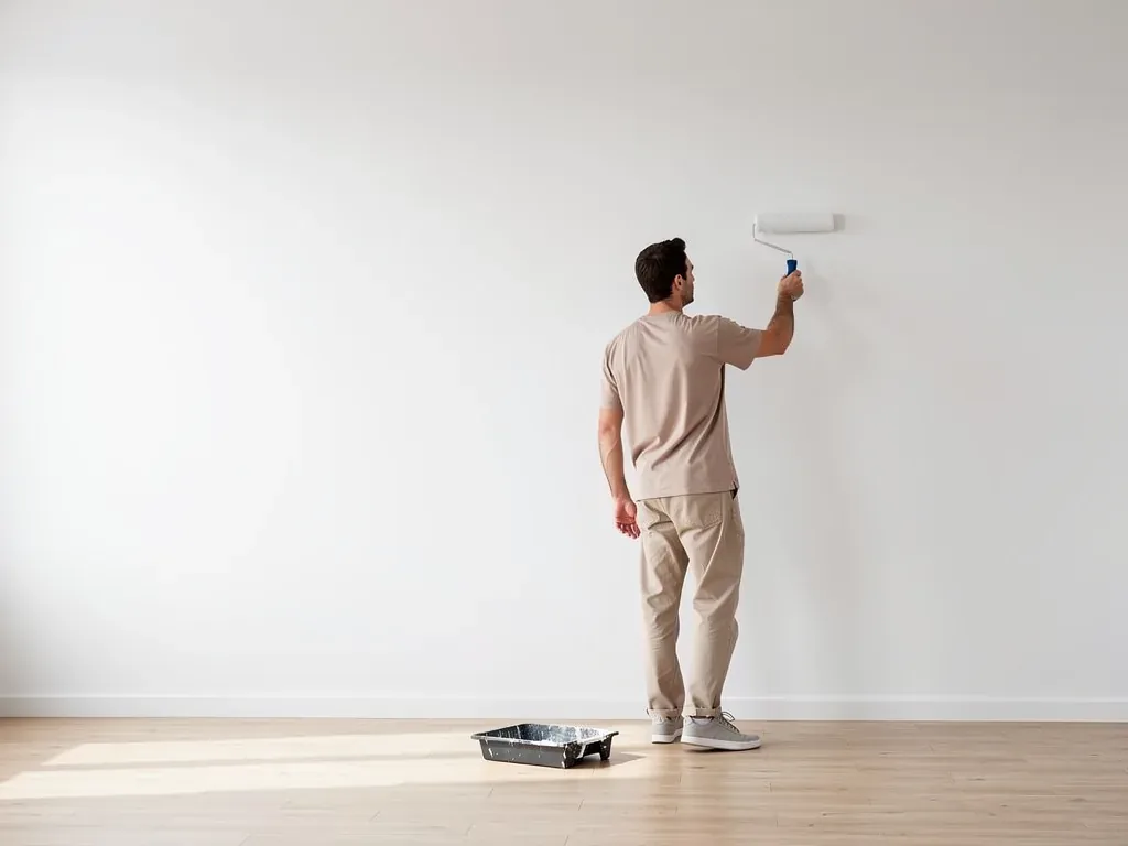 Mieter bei der Durchführung von Schönheitsreparaturen vor Wohnungsübergabe