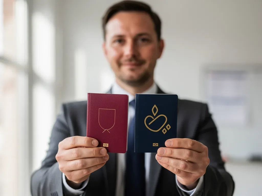 Symbolische Darstellung der Staatsangehörigkeit Reform 2024 mit neuem Einbürgerungsrecht