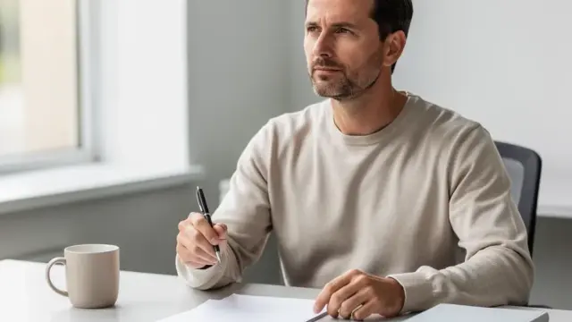 Unterschrift von Aufhebungsvertrag neben Geldscheinen zur Abfindung für Arbeitnehmer