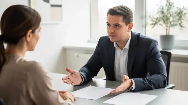 Gebundener Versicherungsvermittler berät Kunden exklusiv und vermittelt Versicherungsprodukte