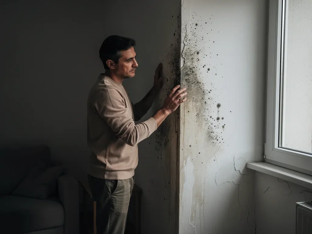 Wohnung mit sichtbarem Wasserschaden zur Mietminderung und rechtlichen Absicherung